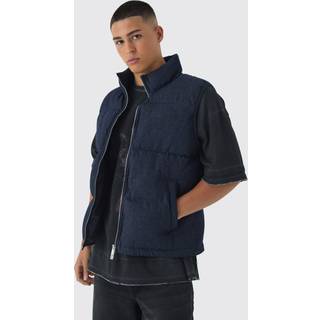 Fila Vintage Archive Puffer Gilet Navy