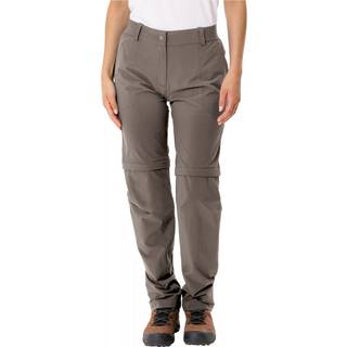 Vaude Women's Farley Stretch Zip Off Pants II Trekking bukser Damer størrelse 36 - Regular farve brun