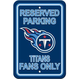Fremont Die NFL Tennessee Titans Team Sign 12 """" X 18 """" Reserveret parkeringsskilt