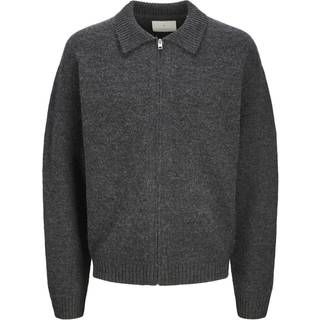 Ensfarvet Cardigan