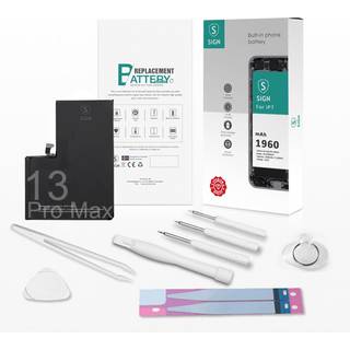 SiGN Komplett Kit för Batteribyte - iPhone 13 Pro Max