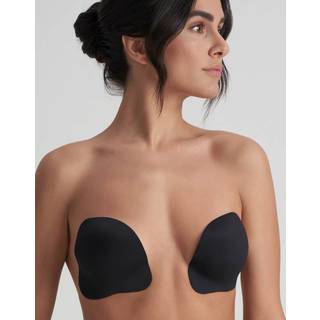 Bye Bra Push-up Cups selvsiddende BH, sort, Størrelse: D, Dame