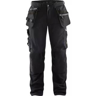 Blåkläder 1805 Håndværker Buks Softshell / Håndværker Arbejdsbuks Softshell - C46 - Sort