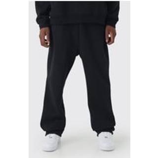 Mens Black 330gsm Basic Straight Fit Jogger
