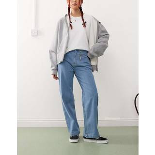 Santa Cruz Classic Baggy Jeans - 8 - blue stripe