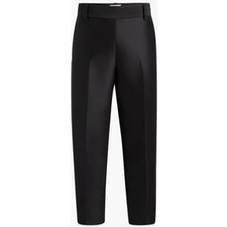 Khaite Cam wool and silk faille straight pants - black - M