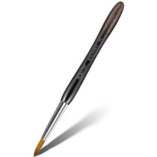 Kolinsky akrylneglepensel til akrylpulver Aokitec #12 Neglekunstpensel til akrylapplikation Oval akrylneglepensel til negle Neglekunst M