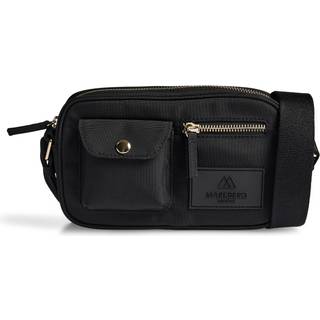Darla Small Crossbody, Black/Gold