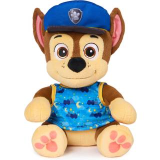 PAW Patrol sengetids-bamse Chase - 10-tommer omvendelig politiuniform/pyjamas bamse til børn fra 3 år