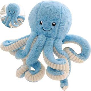 Joson Cute Octopus Plush Toys Soft Octopus Fyldte dyr Piger og drenge Voksen f?dselsdag (16 tommer bl?)