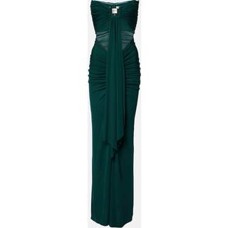 Christopher Esber Bezel Quartz cutout strapless jersey gown - green - L