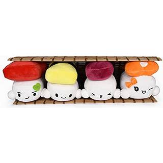 Mango Steam Soft Fyldt Cute Kawaii Sushi Plush/Fyld Animal/Pillow/Toy (S?t p? 4) Store 10 tommer (26 cm)