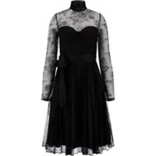 Guess Guess Drew Knitted Long Sleeve Bodycon 100% Cotton Black Dress