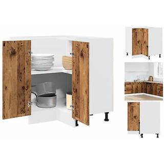 Køkkenskab "Lyon" Gammelt Træ 75,5X75,5X81,5 Cm Konstrueret Træ