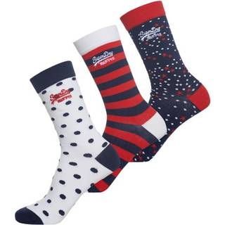 Superdry Strømper i nautisk stil, 3-pak