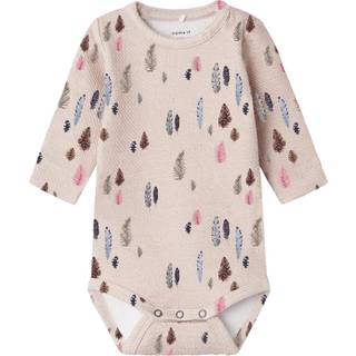 Name It Body Crystal Gray Med Fjerprint - Str. 3m 62cm