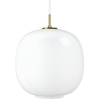 VL45 Radiohus Ø37 pendel, messing/opal