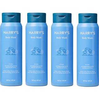 Harrys m?nds kropsvaskbrusegel - sten 16 fl oz (pakke med 4) - emballage kan variere