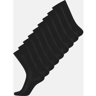 Strømper 9-pak | Økologisk uld | Sort