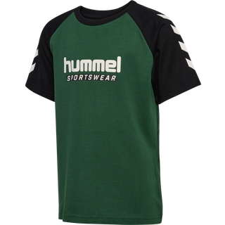 Hummel Hmljr Logo T-Shirt Short Sleeve Dark Green, 110/116