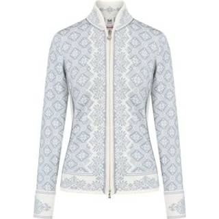 Dale of Norway Women's Christiania Jacket Offwhite/Metal Grey, M