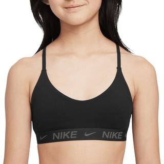 Nike Indy-sports-bh til piger - sort - M