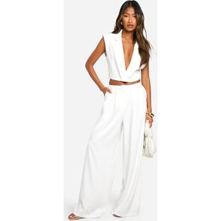 Toteme Pleated straight pants - beige - XXS