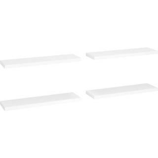 Vidaxl Flydende v?ghylder S?t med 4 Honeycomb MDF og Metal Fray Gray Easy Installer moderne dekoration alsidig og holdbar - 35.4 """" X9.3 """" X1.5