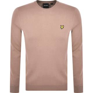Lyle And Scott Cotton Knitted Jumper Pink