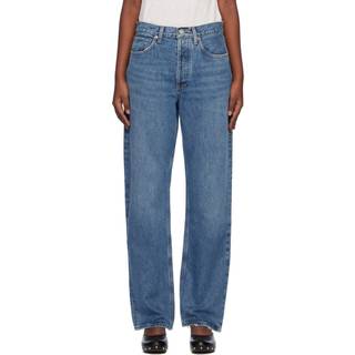 Agolde Kelly high-rise wide-leg jeans - blue - L