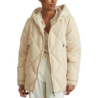 Reiss Reiss Cream Thea Quilted Puffer Coat