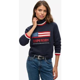 Superdry Americana Rullekrave Strik Trøje36