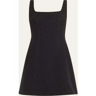Veronica Beard Delphine cotton-blend minidress - black - S