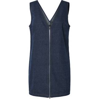Pieces - Pcfabia Sl Short Denim Dress Fsy 17160243 - 4838228 - Dark Blue Denim
