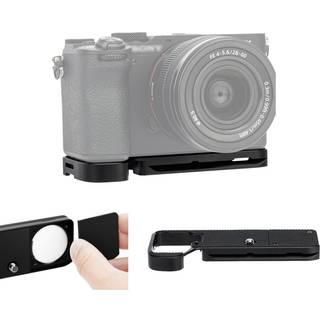 JJC GP-X2 Metal Hand Grip Extension Bracket til Sony A7CII A7C II A7CR A7C R Kamera til Airtag Holder Anti-Slip Pad med ARCA Swiss Quick Release