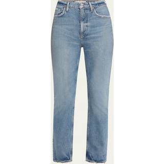 Agolde 90s&#39; mid-rise cropped straight jeans - blue - XXS