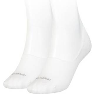 Calvin Klein 2-pak Women Mid Cut Footie Socks - White - Str 39/42 * Kampagne *
