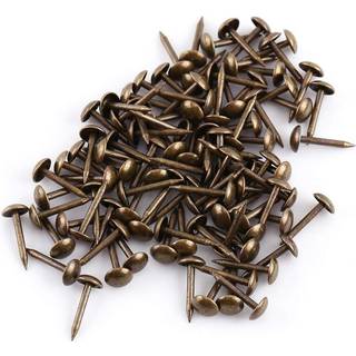 100 stk vintage polstring negle m?bler negle stifter sortiment kit sofa sko d?r dekorative stud antikke polstring tacks bronze metal tags tacks (