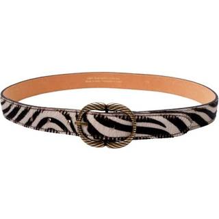 Black Color Bælte - Jenny - Zebra