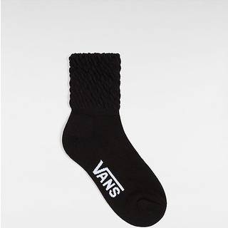 Vans - Vans Scrunch Crew Socks (1 Pair), Woman, Black, Size: 36.5-41 - Black - 36.5-41