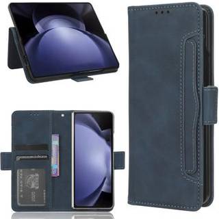 Samsung Galaxy Z Fold6 Pung Cover med Kortholder - Blå