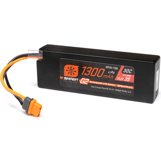 Spektrum - SPMX-1089 - 11.1V 1300mAh 3S 30C Smart G2 LiPo Battery: IC2 Connector
