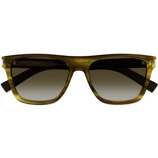 SAINT LAURENT Mand SL 619 005 Solbriller Acetat Havana Brun Rund Normal Skygge
