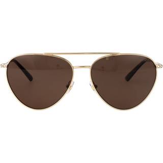 Jimmy Choo Kvinde JC4002B 301773 Solbriller Stål Guld Brun Pilot Normal