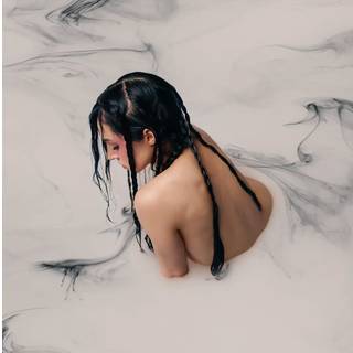Poppy - Negative Spaces (Clear with Pink Marble Coloured) (LP)