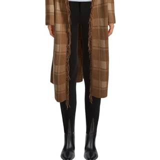 Mens Single Breasted Wool Look Overcoat in Camel