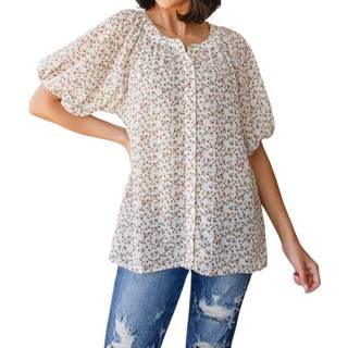 Mens Stone Oversized Boxy Pleat Front Peached Twill Shirt