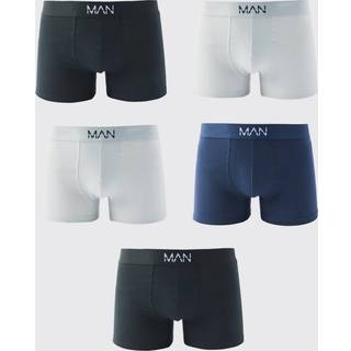 Mens Multi 5 Pack Man Mixed Colour Trunks