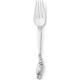 MAGNOLIA spisegaffel, stor, Georg Jensen, Sterlingsølv belagt med 18 kt. guld