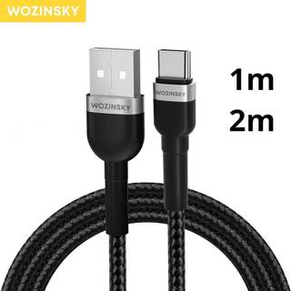 Wozinsky USB-A til USB-C kabel 2.4A, 2m - Sort